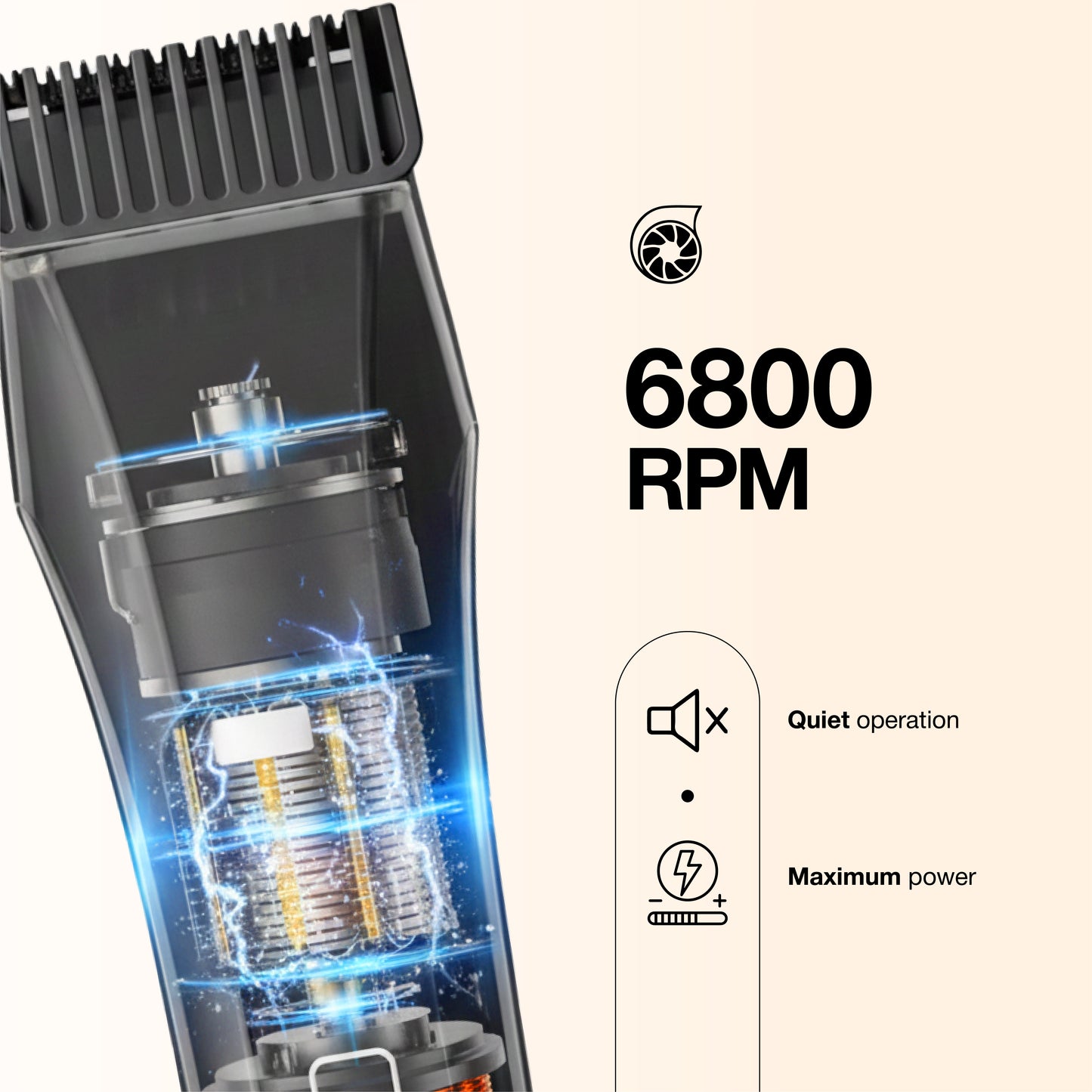 Oty Beard Trimmer for Men Adjustable - Waterproof Cordless Hair Clippers with 20-Length Dial, Stainless Steel Blades, LED Display & Travel Lock - Rechargeable - Ideal Gift for Men