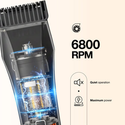 Oty Beard Trimmer for Men Adjustable - Waterproof Cordless Hair Clippers with 20-Length Dial, Stainless Steel Blades, LED Display & Travel Lock - Rechargeable - Ideal Gift for Men