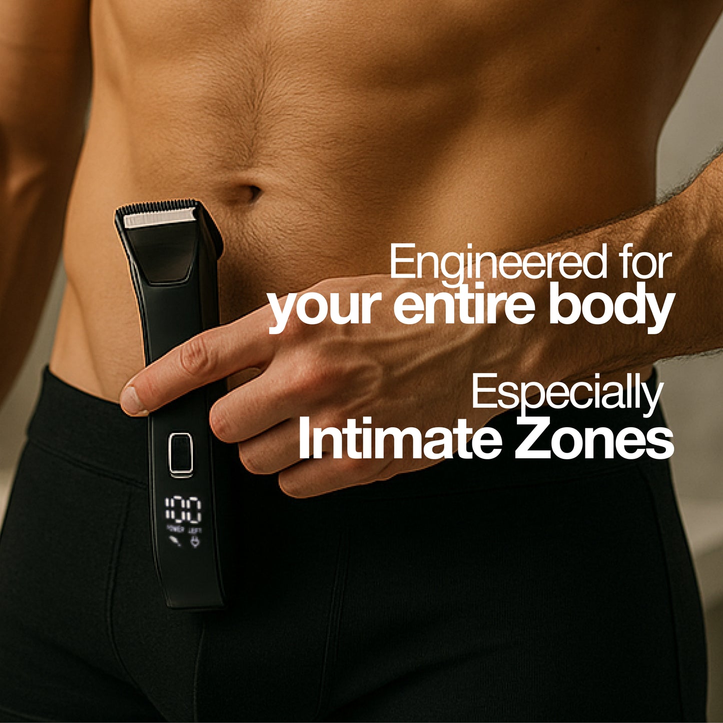 OTY Kit Get It All – Head Shaver & Body Trimmer for Men | Bald Groomer + Special Intimate Trimmer, Waterproof Cordless 8-in-1 Complete Grooming Kit