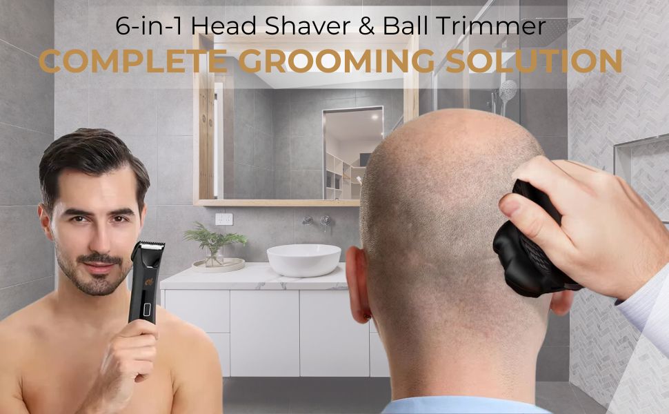 Oty Head Shaver and Ball Trimmer Combo: The Ultimate Grooming Kit